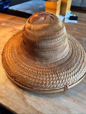 Asian Coolie Bamboo Cone Sun Hat